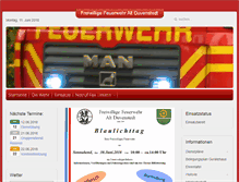 Tablet Screenshot of feuerwehr-alt-duvenstedt.de